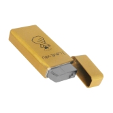 JMALL - Gold Aluminium Cigarette Lighter ( Pack of 1 ) - Gold