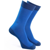 Man Arden - Navy Blue Cotton Men's Mid Length Socks ( Pack of 1 ) - Navy Blue