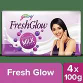 Godrej Fair Glow Fairness + Proteins Bathing Soap, India's No.1 Fairness Soap, 100 G Pack Of 4