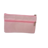 :Double Zipper Velvet Pencil Case set of 3