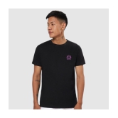 Bewakoof - Black Cotton Regular Fit Men's T-Shirt ( Pack of 1 ) - None