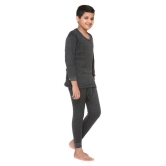 Vimal Jonney Winter Cover Blended Thermal Top & Pyjama Set For Boys - 7-8 Years