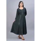 Smien - Green Rayon Womens Flared Kurti ( Pack of 1 ) - None