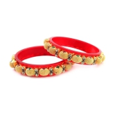 Jewar Mandi - Gold Bangle ( Pack of 1 ) - None