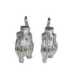 A Pair of Silver-Plated Elephants (pack of 2)