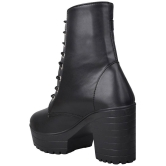 Shoetopia - Black Women''s Ankle Length Boots - None