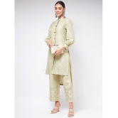 Pannkh - Green Polyester Womens Shirt Style Kurti ( Pack of 1 ) - None