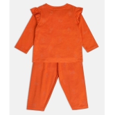 MINI KLUB Orange Cotton Baby Girl Top & Trouser ( Pack of 1 ) - None