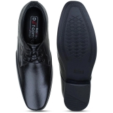 Action Office Artificial Leather Black Formal Shoes - None