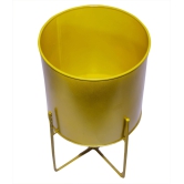 Era T Planter With Stand Brass