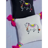 Pichwai Cow Cushion Cover