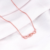 Rose Gold Double Infinity Love Necklace