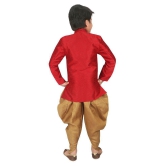 Ahhaaaa Ethnic Wear Hand Work embroidery Sherwani/Indo Western With Dhoti Pant For Kids and Boys - None