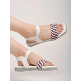 Shoetopia White Womens Flats - None