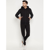 Wild West - Black Cotton Blend Regular Fit Printed Men''s Sports Tracksuit ( Pack of 1 ) - None