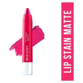 Swiss Beauty Lip Stain Matte Lipstick Lipstick (Lush Pink), 3.4gm