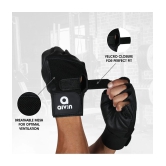 Aivin ELITE Unisex Microfiber Gym Gloves For Advanced Fitness Training and Workout With Half-Finger Length - One Size