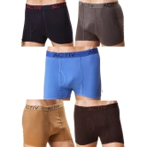 HAP Pack of 5 Cotton Mens Trunks ( Multicolor ) - None