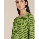 Karigari - Straight Rayon Green Women's Kurti ( Pack of 1 ) - None