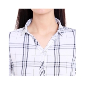 Campus Sutra - White Cotton Womens Shirt Style Top ( Pack of 1 ) - None