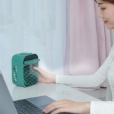 Desktop Air Conditioner Fan Water Spray Fan-Green