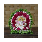 eCraftIndia Showpiece Resin Ganesha Idol 12 x 10 cms Pack of 1