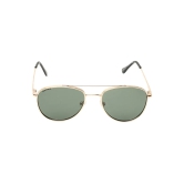 Green Pilot Rimmed Sunglasses (M256GR1V)