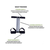 SlimishAbs Trimmer With DOUBLE Steel Spring Burn Off Calories & Tone Your Muscles Ab Exerciser  (Black) - Black