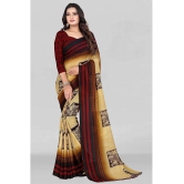 LEELAVATI - Maroon Georgette Saree With Blouse Piece ( Pack of 1 ) - Maroon