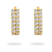 Drashti Collection Golden Hoops Earrings ( Pack of 1 ) - Golden