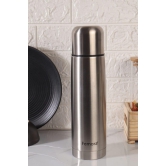 Femora Bullet Thermosteel Stainless Steel Water Bottle Flask Bottle, Hot and Cold, 750ml, 1 Piece, Silver