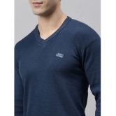 Pack of 2 Lux Cottswool - Blue Cotton Blend Mens Thermal Tops - None