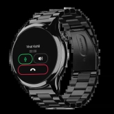 Noise Mettle 1.4'' display, Stainless Steel finish with Metal Strap, Bluetooth Calling Smartwatch Elite Black