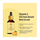 Premium Khadi Face Serum Vitamin C Daily Care For Normal Skin ( Pack of 1 )