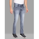 HJ HASASI - Grey 100% Cotton Slim Fit Men's Jeans ( Pack of 1 ) - None