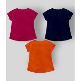 NammaBaby - Multicolor Cotton Blend Girl's Top ( Pack of 3 ) - None