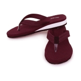 Phonolite Maroon Womens Slipper - None