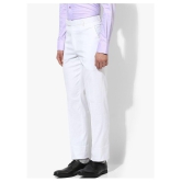 Hangup White Regular -Fit Trousers - None