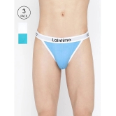 La Intimo Multicolor Cotton Mens Briefs ( Pack of 3 ) - None