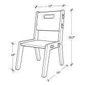 Grey Guava Chair (Green) COD not available