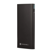 Portronics PowerM10K 10000mAh Metal Housing PowerBank with Dual Input(Black)