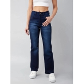 Miss Chase - Navy Blue Denim Wide Leg Womens Jeans ( Pack of 1 ) - None