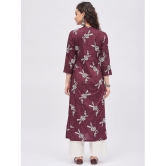 Tissu - Mauve Straight Rayon Womens Stitched Salwar Suit ( Pack of 1 ) - None