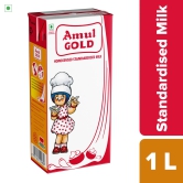 AMUL GOLD STANDARDISED MILK 1 LTR TP