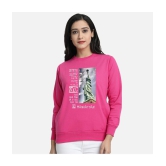 CHOZI Fleece Womens Non Hooded Sweatshirt ( Pink ) - None