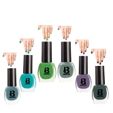 BANETION|JADE- 47|Quick Drying | No Harmful Chemicals | No Chip Formula | Glossy Finish | Long Lasting | Smooth Application| High Shine Nail Polish For Women Pack of 6 (9ML)