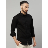 Rodamo  Men Black Slim Fit Casual Shirt