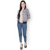 NUEVOSDAMAS Polyester Blend Multi Color Bomber Jackets Single - S