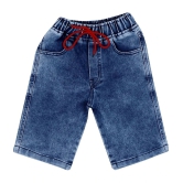 Cremlin Clothing - Indigo Cotton Blend Boys Bermudas ( Pack of 1 ) - None