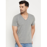 Wild West Cotton Blend Regular Fit Solid Half Sleeves Mens Polo T Shirt - Grey ( Pack of 1 ) - None